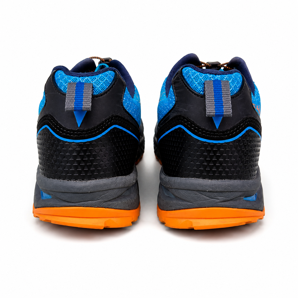 CMP Altak Men's Blue Trekking Shoes with Orange Inserts