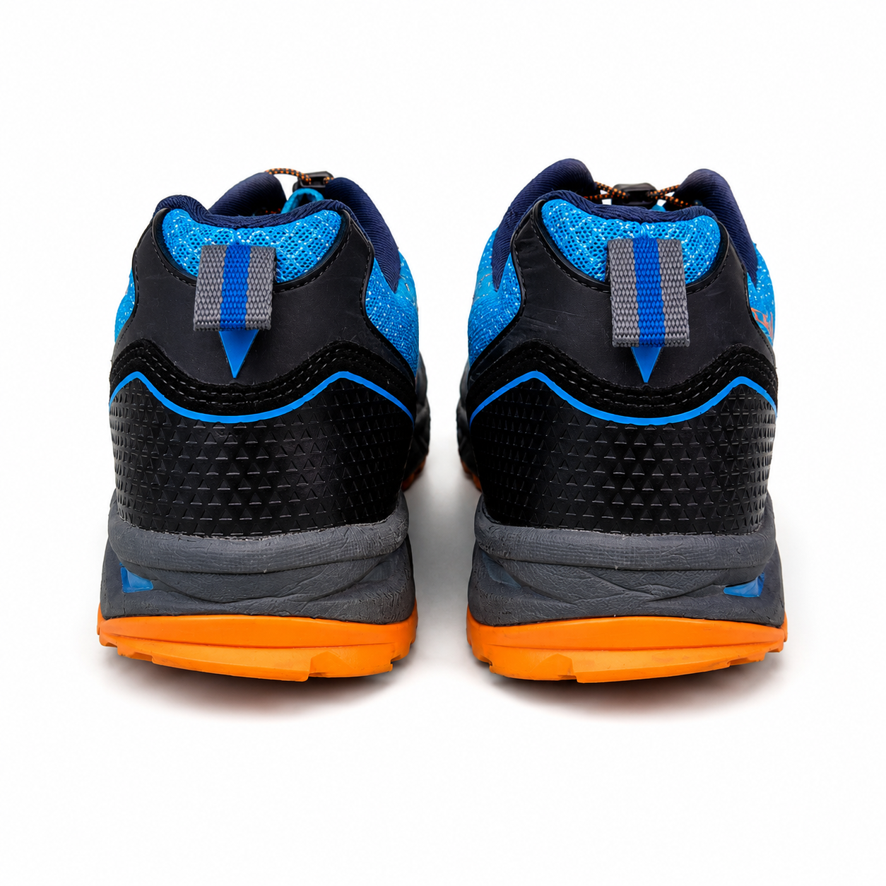 CMP Altak Men's Blue Trekking Shoes with Orange Inserts