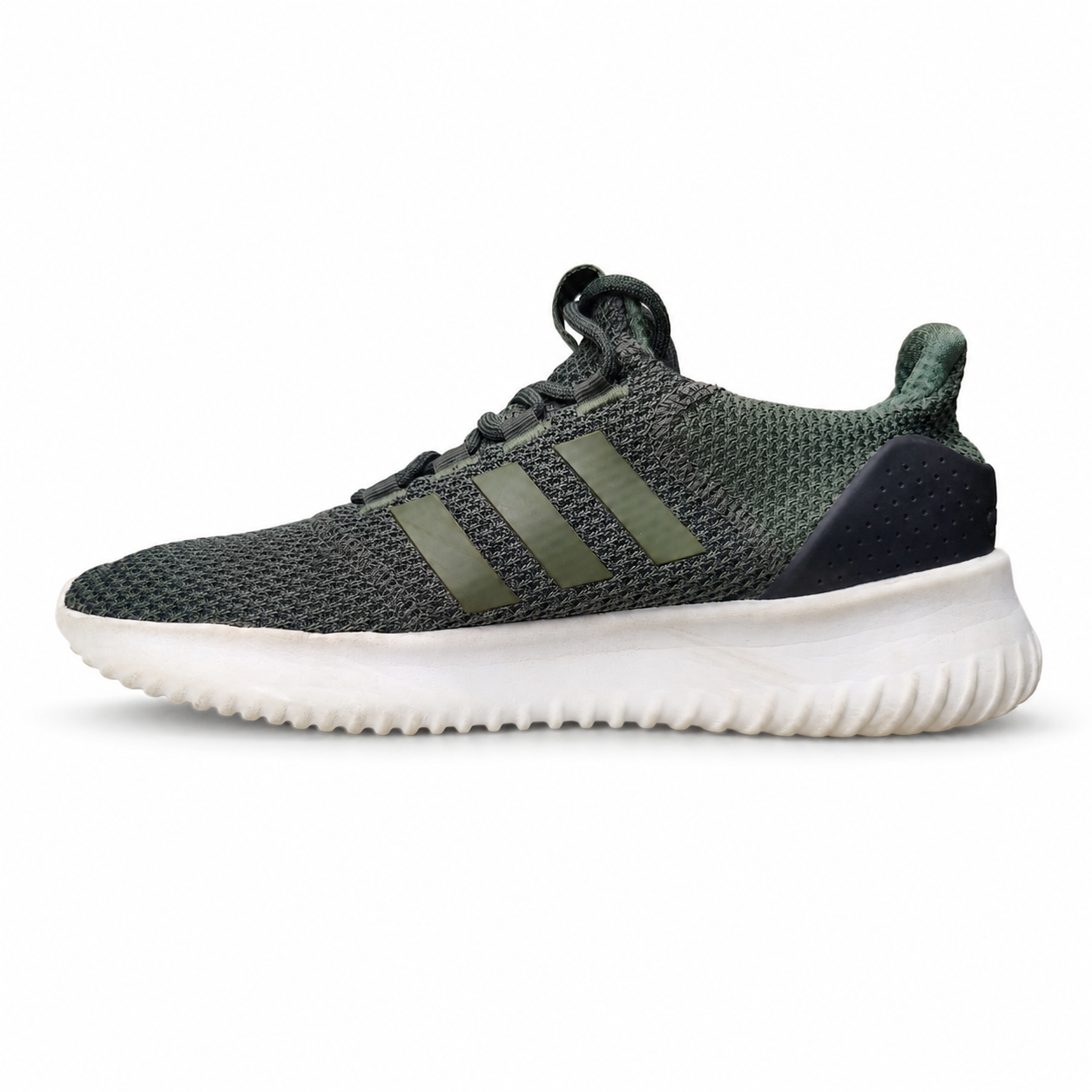 Men Olive Green Cloudfoam Ultimate Sneakers